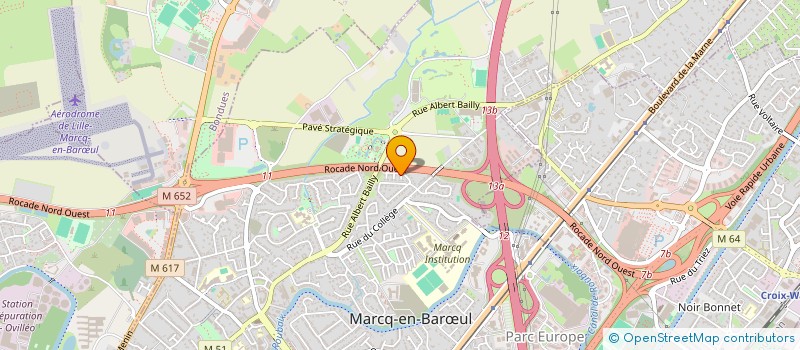 localisation de l'entreprise THRICE à MARCQ-EN-BARŒUL