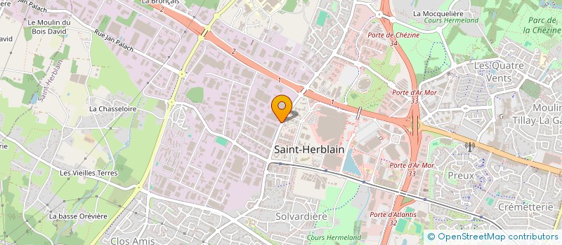 localisation de l'entreprise THRIGE-ENM à SAINT-HERBLAIN