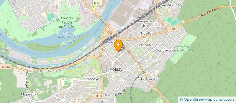 localisation de l'entreprise THRILLS & BEATS à TRIEL-SUR-SEINE