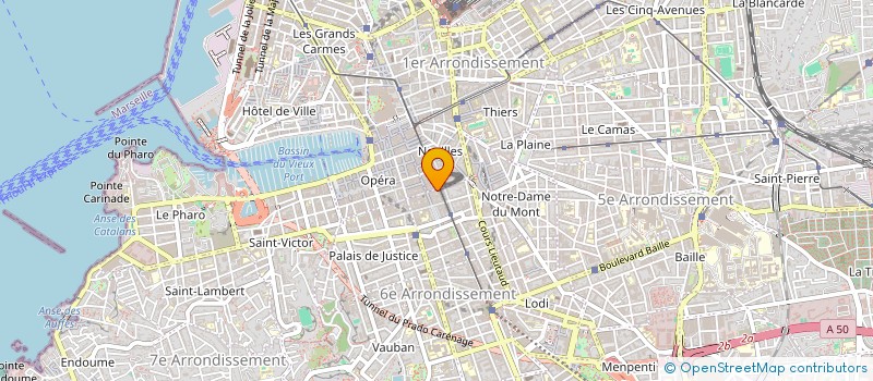 localisation de l'entreprise THRILLVISION à MARSEILLE