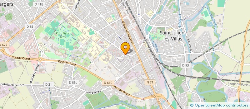 localisation de l'entreprise THRLOC à TROYES