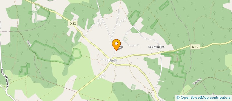 localisation de l'entreprise THRONION TRAVAUX PUBLIC  BACH