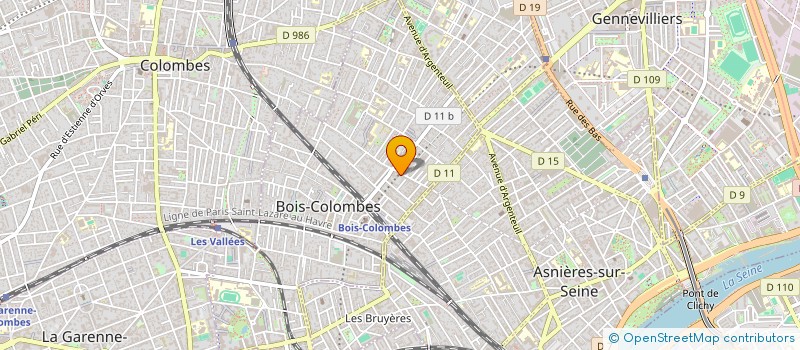 localisation de l'entreprise THROWING HEAVY CARDS à BOIS-COLOMBES