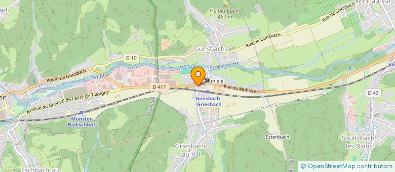 localisation de l'entreprise THS  MUNSTER