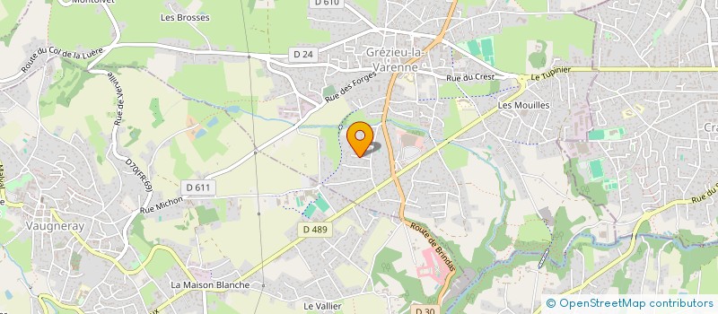 localisation de l'entreprise THSECA  GREZIEU-LA-VARENNE