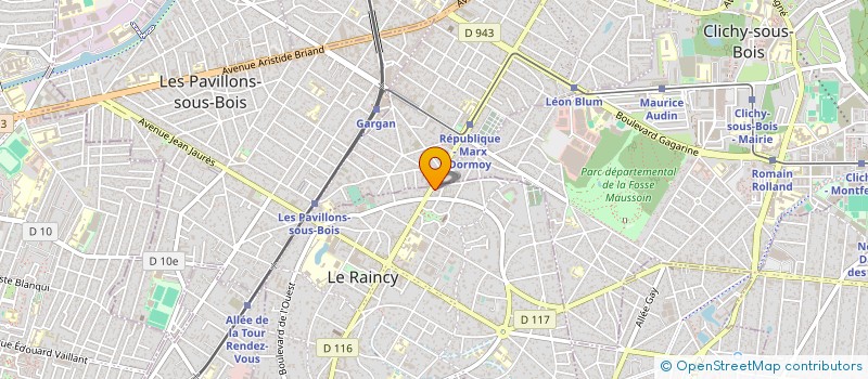 localisation de l'entreprise THSG'SO  LE RAINCY