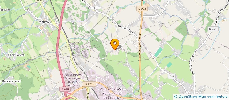 localisation de l'entreprise THT CONSEILS  CORNIER