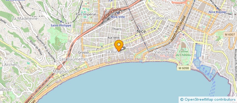 localisation de l'entreprise THT-ELEC à NICE