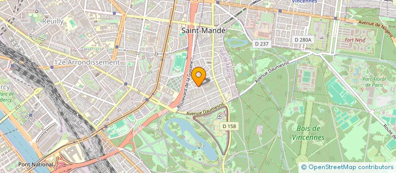 localisation de l'entreprise THT TRANSPORT & GESTION à SAINT-MANDE