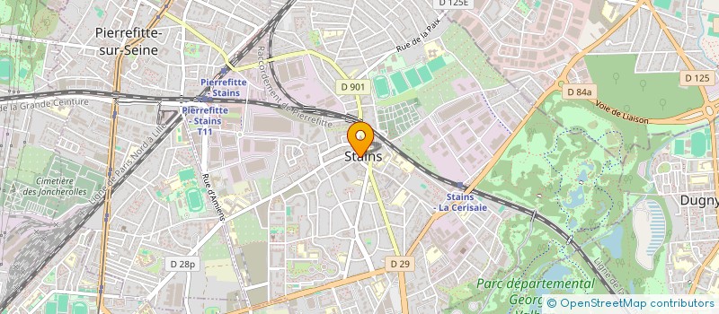 localisation de l'entreprise THU VAN à STAINS
