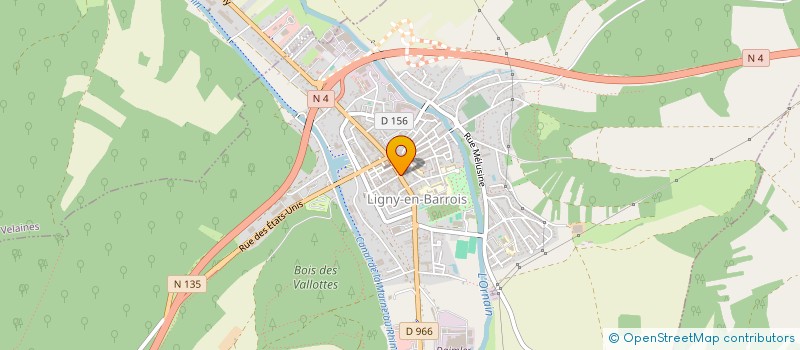 localisation de l'entreprise THUBE - COUSIN à LIGNY-EN-BARROIS