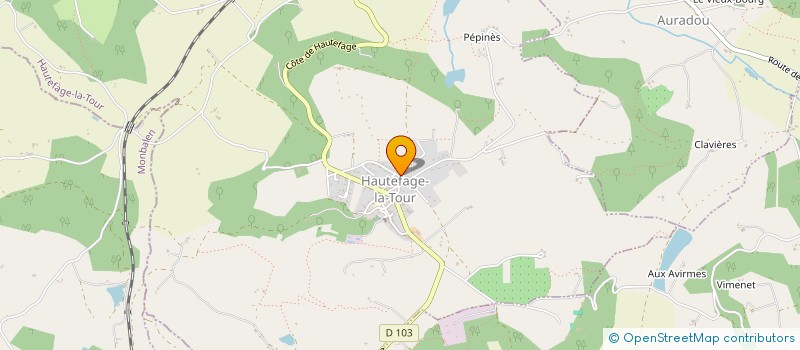 localisation de l'entreprise THUBERT & FILS  HAUTEFAGE-LA-TOUR