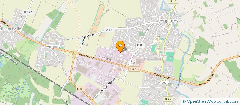 localisation de l'entreprise THUDOR PATRICK ET LAURENCE  ARGENCES