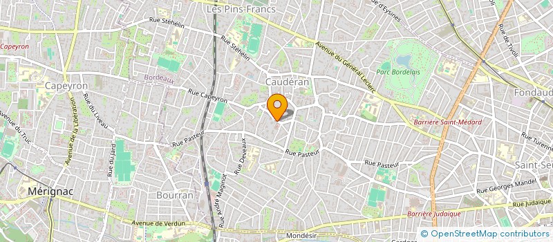 localisation de l'entreprise THUET  BORDEAUX