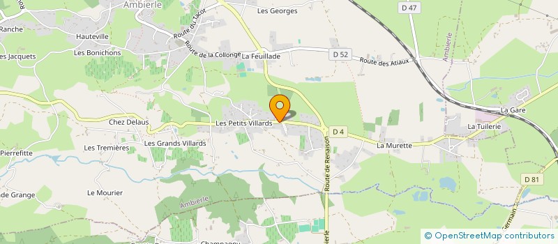 localisation de l'entreprise THUIL'HOM  AMBIERLE