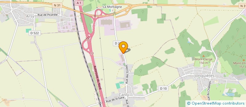 localisation de l'entreprise THUILLET CARROSSERIE INDUSTRIELLE  CANLY