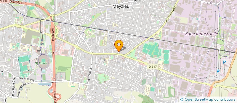 localisation de l'entreprise THUILLIER  MEYZIEU