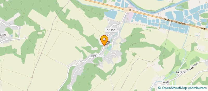localisation de l'entreprise THUIN à PERNANT