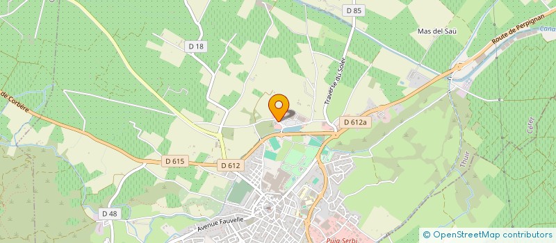 localisation de l'entreprise THUIR CONTROLE à THUIR
