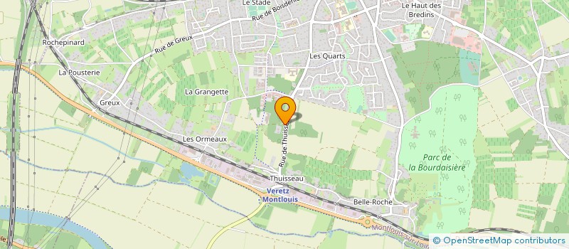 localisation de l'entreprise THUISSEAU à MONTLOUIS-SUR-LOIRE