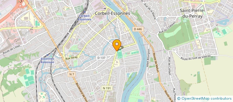 localisation de l'entreprise THUJAN CITY MARCHE à CORBEIL-ESSONNES