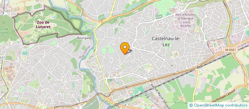 localisation de l'entreprise THULA  CASTELNAU-LE-LEZ