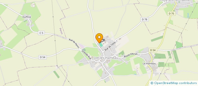 localisation de l'entreprise THULLIER  IZEL-LES-HAMEAU