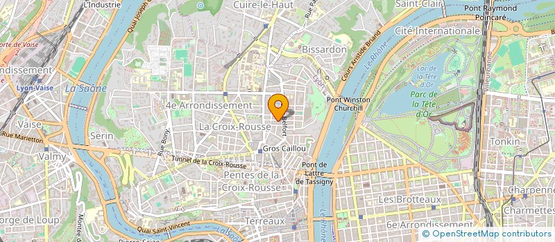 localisation de l'entreprise THUMBS'UP à LYON