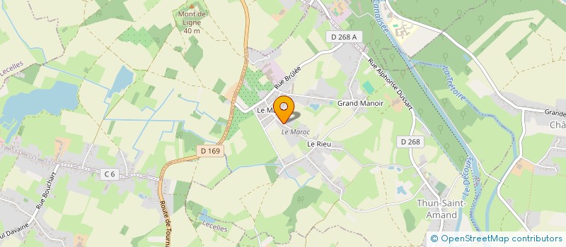 localisation de l'entreprise THUN AUTOS  THUN-SAINT-AMAND