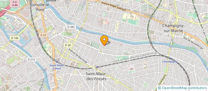 localisation de l'entreprise THUNDER à SAINT-MAUR-DES-FOSSES