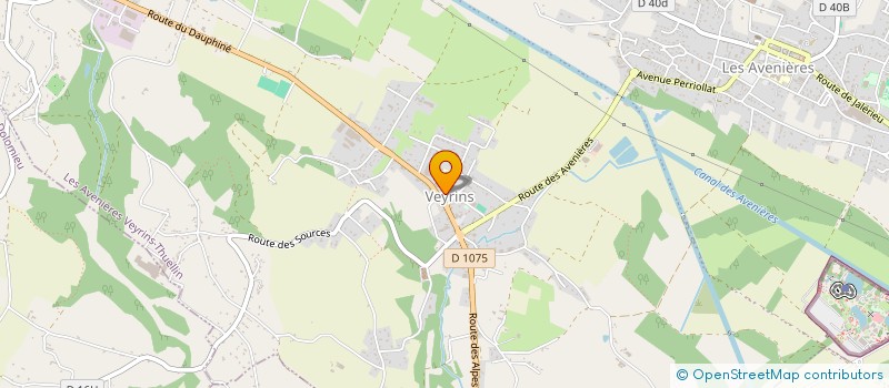 localisation de l'entreprise THUNDER EVENEMENT  LES AVENIERES VEYRINS-THUELLIN