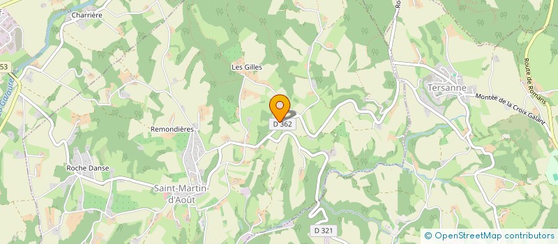 localisation de l'entreprise THUNDER HEART  SAINT-MARTIN-D'AOUT