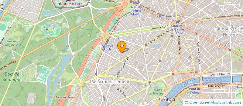 localisation de l'entreprise THUNDER RISE à NEUILLY-SUR-SEINE