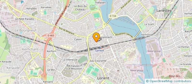localisation de l'entreprise THUNDERBOLT à LORIENT