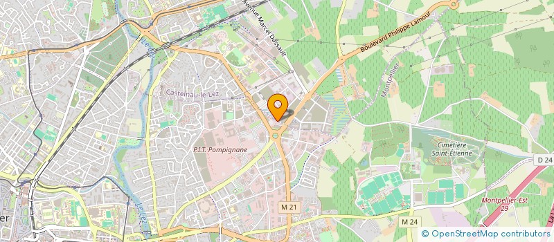 localisation de l'entreprise THUNDERSTRUCK  MONTPELLIER