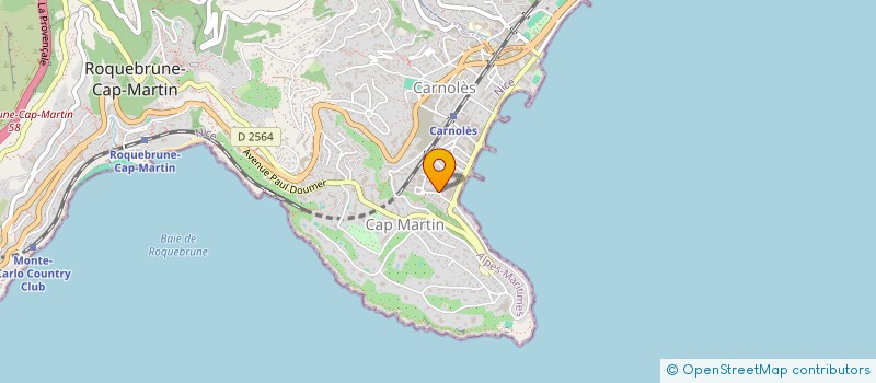 localisation de l'entreprise THUNUS SCHMITZ à ROQUEBRUNE-CAP-MARTIN