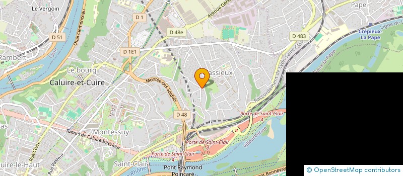 localisation de l'entreprise THURA ARCHITECTURE  CALUIRE-ET-CUIRE