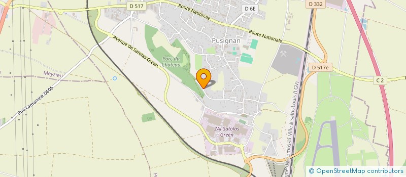 localisation de l'entreprise THURIES  PUSIGNAN