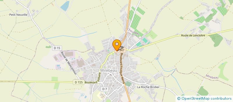 localisation de l'entreprise THURISAZ  MIREBEAU