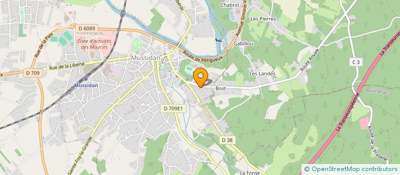 localisation de l'entreprise THURMEL  SOURZAC