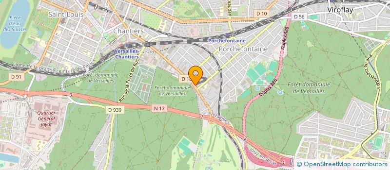 localisation de l'entreprise THUSANA à VERSAILLES