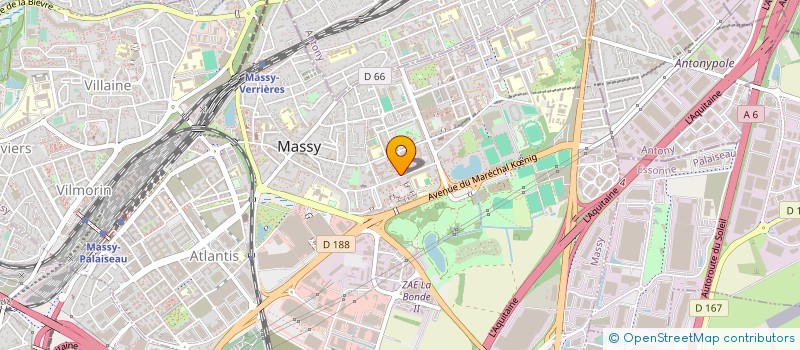 localisation de l'entreprise THUSEDIS à MASSY