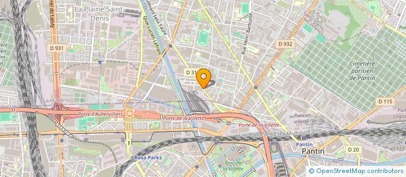 localisation de l'entreprise THUSEE ALIMENTATION à AUBERVILLIERS