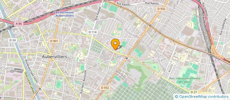 localisation de l'entreprise THUSEEQUATRE à AUBERVILLIERS