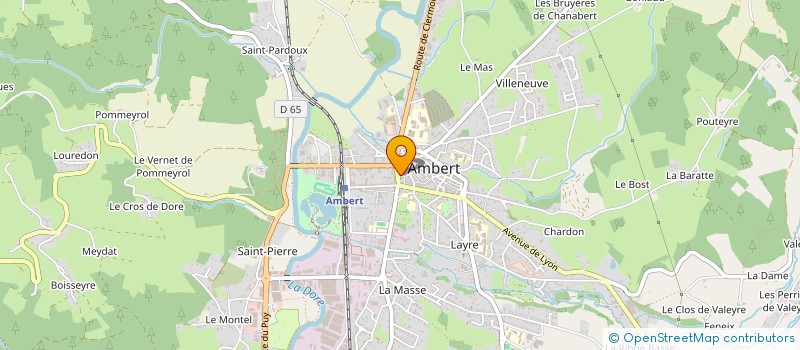 localisation de l'entreprise THUY HANG  AMBERT