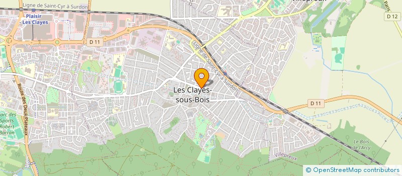 localisation de l'entreprise THUY LASHES  LES CLAYES-SOUS-BOIS