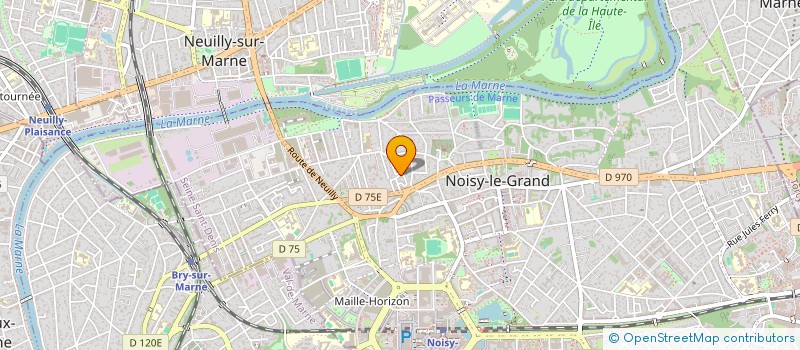 localisation de l'entreprise THUYA à NOISY-LE-GRAND