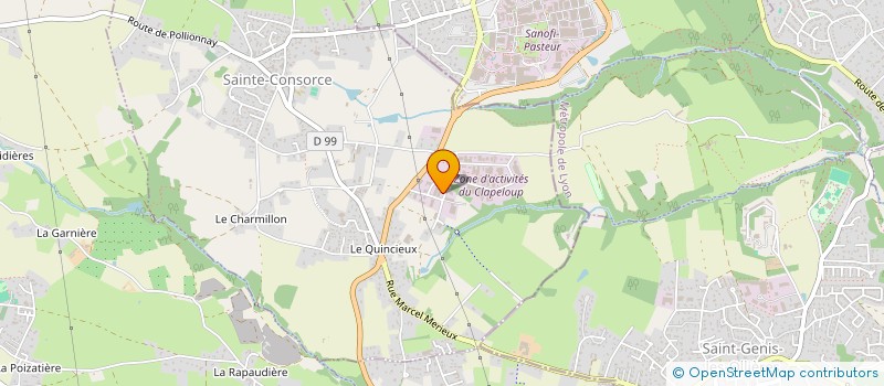 localisation de l'entreprise THX MEDICAL  SAINTE-CONSORCE