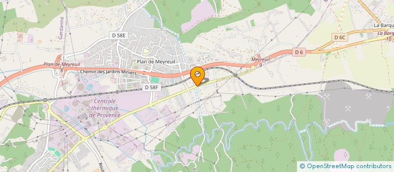 localisation de l'entreprise THYAO 5  MEYREUIL