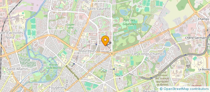 localisation de l'entreprise THYIA  RENNES